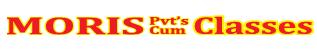 MORIS Pvt's Cum Classes Logo